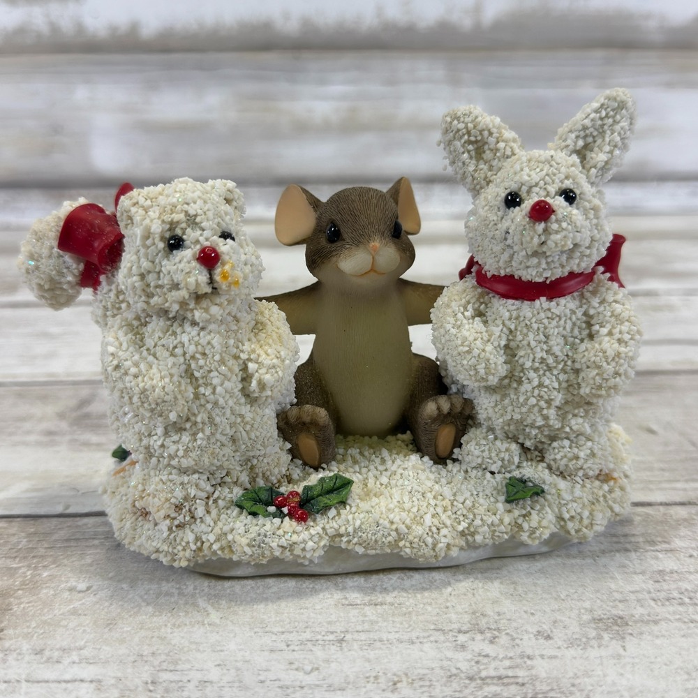 Charming Tails‎ Figurine ~ Frosty Friends ~ 98/260 Fitz and Floyd